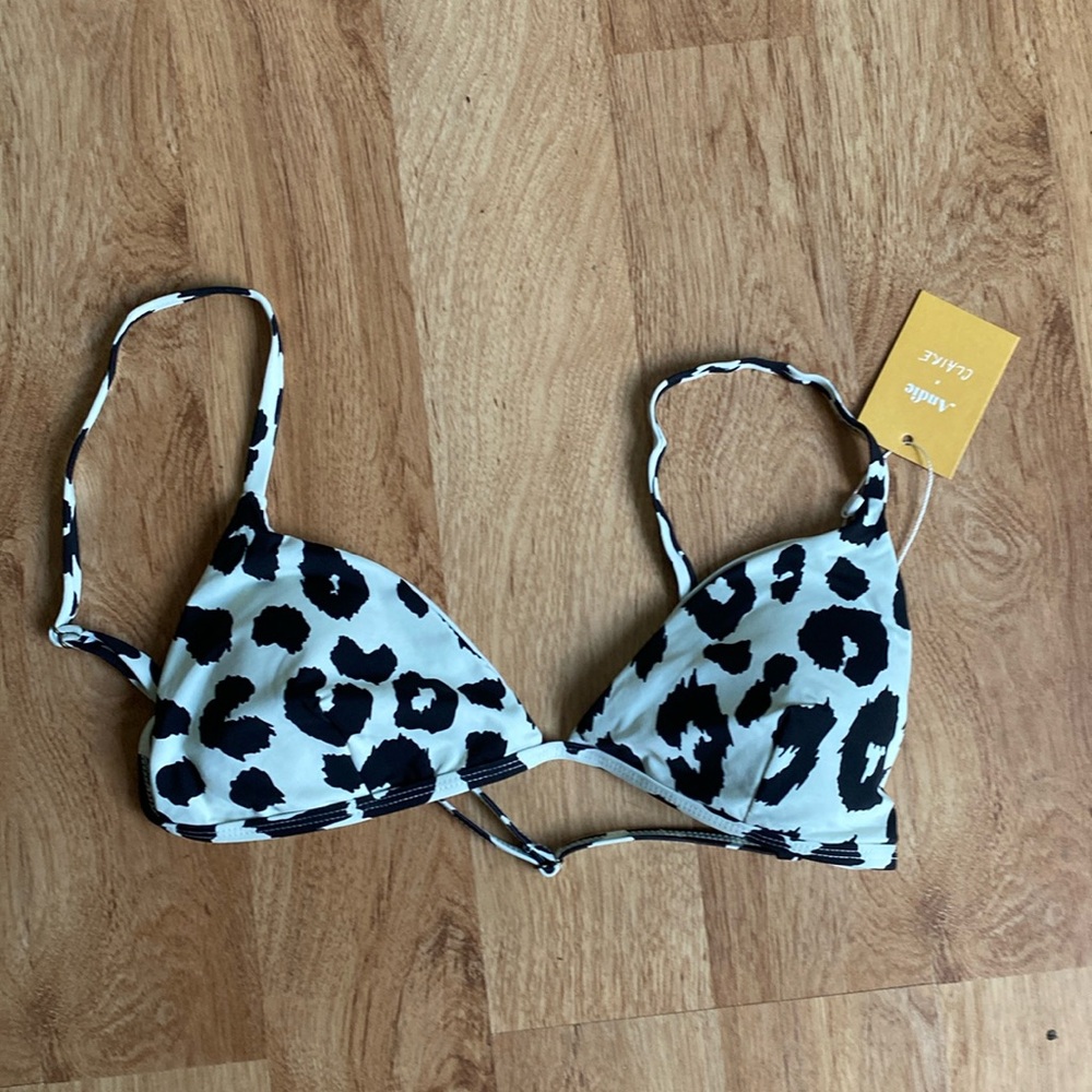 Andie Swim x Claire The Gold Coast Bikini top NWT